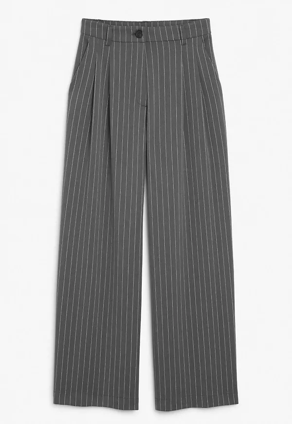 Wide leg trousers - Black