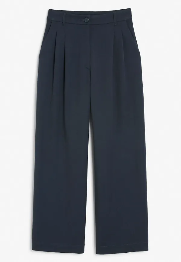 Wide leg trousers - Blue