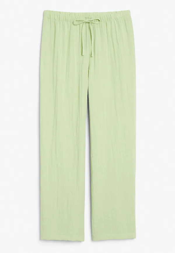 Wide leg trousers - Green