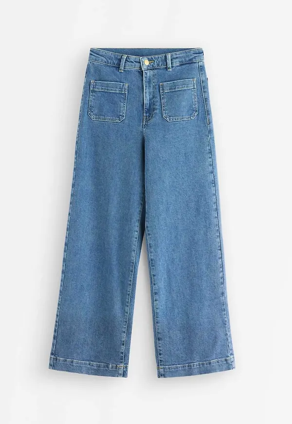 WIDE Paula jeans med kort ben
