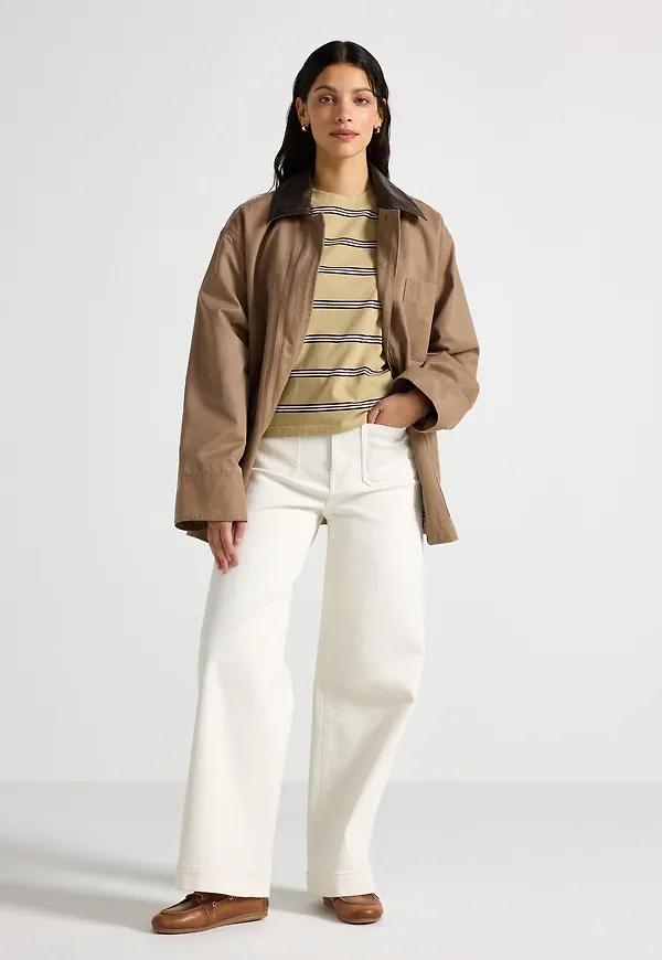 WIDE Paula jeans med kort ben