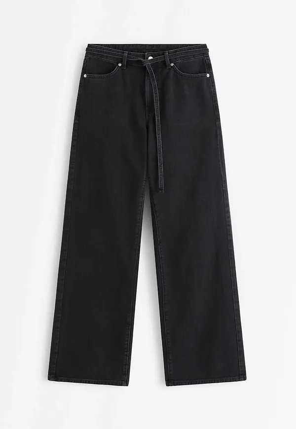 WIDE Peggy jeans med medelhög midja