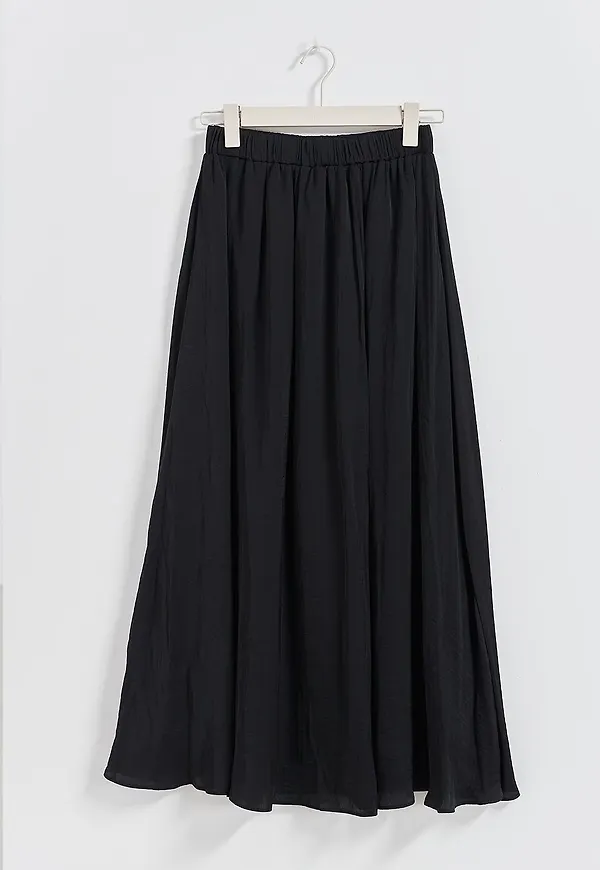 Wide petite maxi skirt