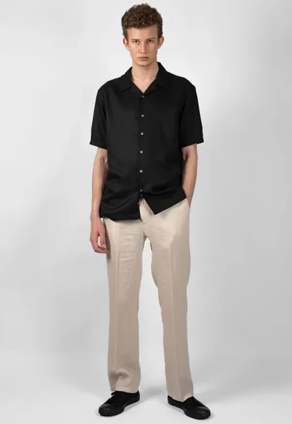 Wide Trousers Linen