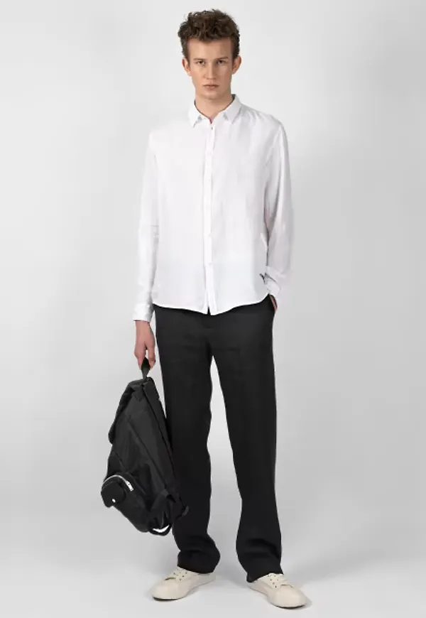Wide Trousers Linen