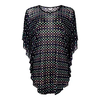 Wiki Rhodos Beach Poncho Prickig nylon S/M Dam
