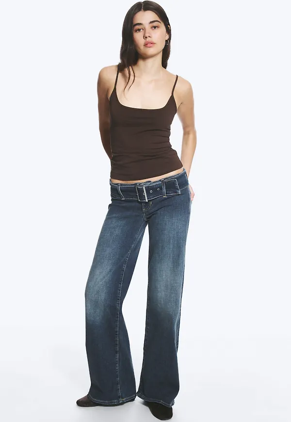 Willow Low Rise Loose Flared Jeans