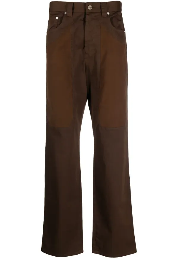 Winnie NY bootcut-jeans med panel - Brun