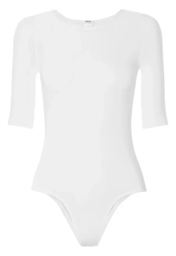 Wolford body med halvlång ärm - Vit