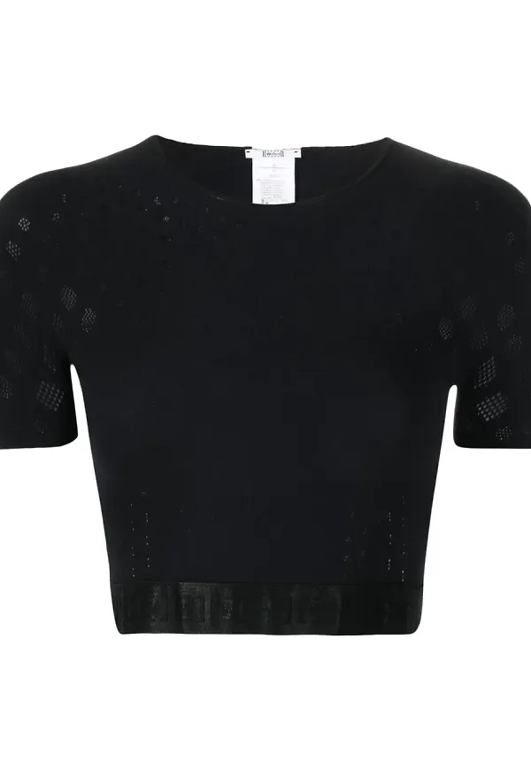 Wolford halvskir croptop - Svart