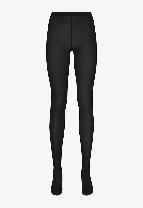 Wolford - Strumpbyxa Satin Opaque Tights 50 den - Svart