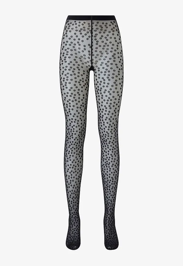 Wolford - Strumpbyxa Sweet Dots - Svart