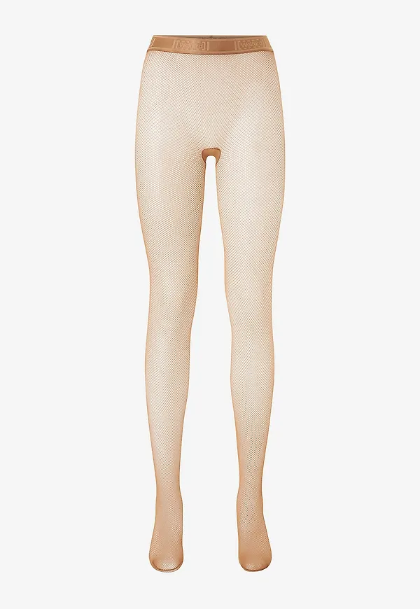 Wolford - Strumpbyxor Twenties Fishnet Tights - Brun