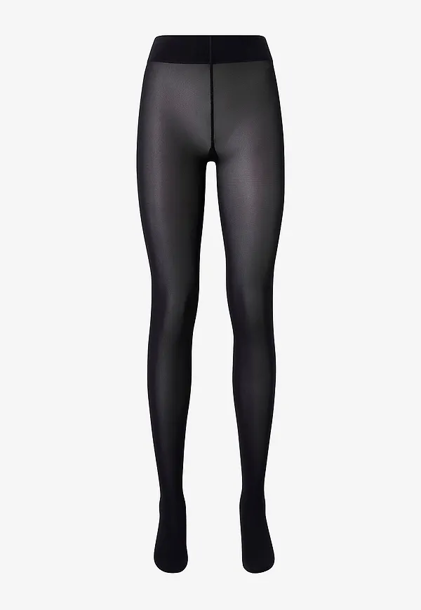 Wolford - Strumpbyxor Velvet de Luxe 66 - Svart