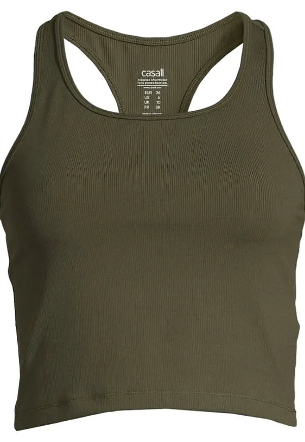 Women's Bold Rib Crop Tank
