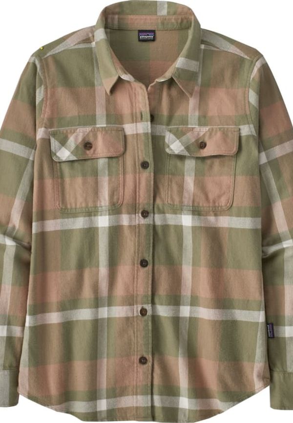 Women's Long Sleeve Organic Cotton Fjord Flannel Shirt