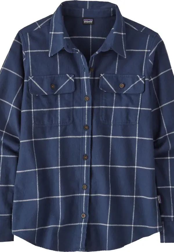 Women's Long Sleeve Organic Cotton Midweight Fjord Flannel Shirt