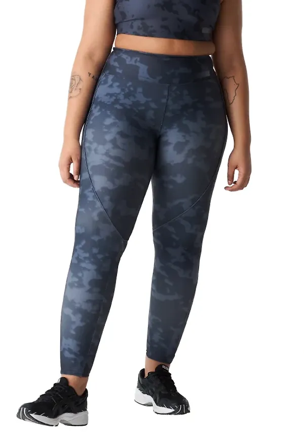 Women's Printed Piping Tights