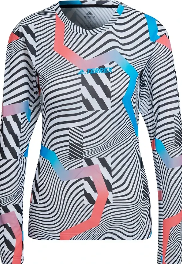 Women's Terrex Primeblue Trail Graphic LS Top