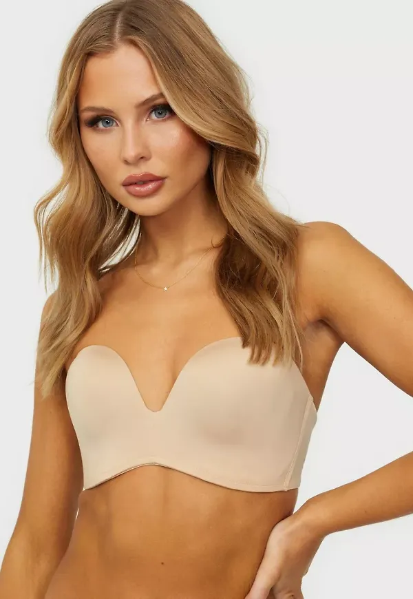 Wonderbra - BH - Beige - Ultimate Strapless Bra - Underkläder - Bra