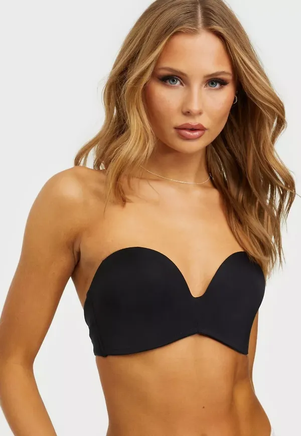 Wonderbra - BH - Black - Ultimate Strapless Bra - Underkläder - Bra