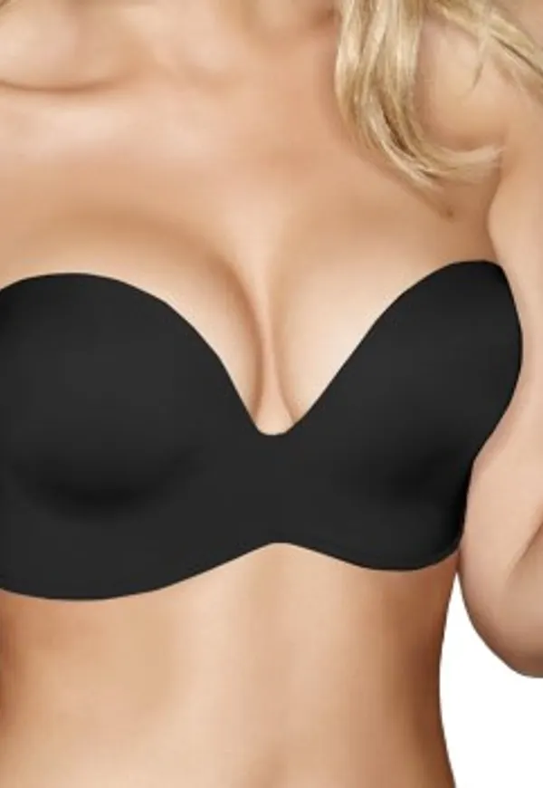 Wonderbra BH Ultimate Silhouette Micro Strapless Svart F 90 Dam