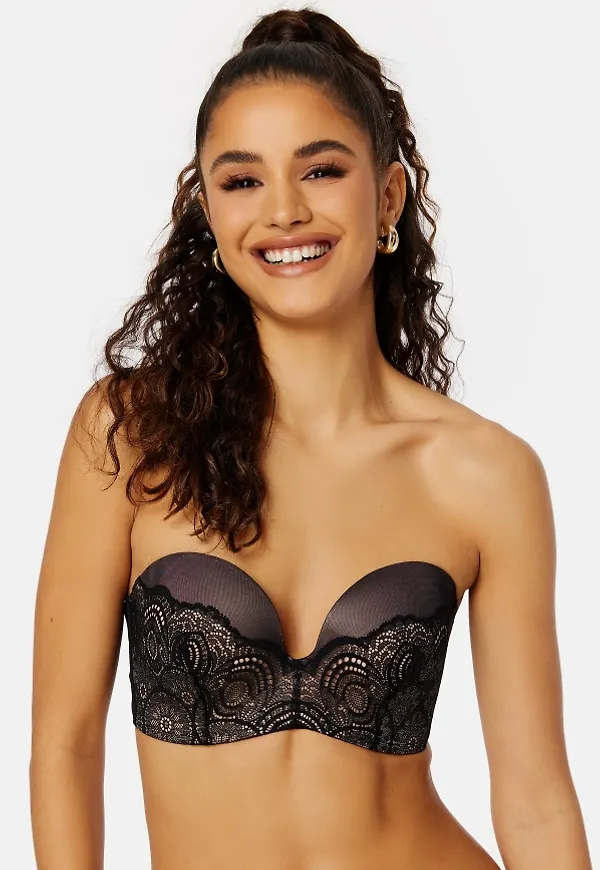 Wonderbra Glamour Perfect Strapless Bra Black 70B