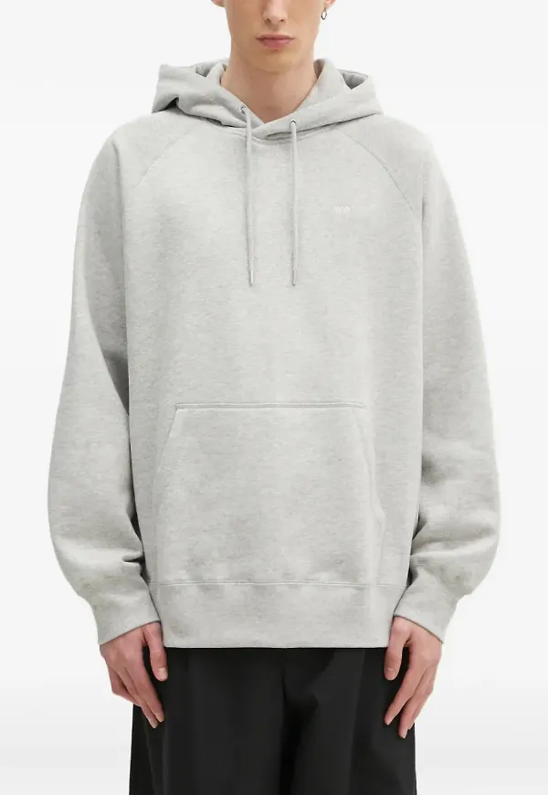 Wood Wood hoodie med raglanärm - Grå