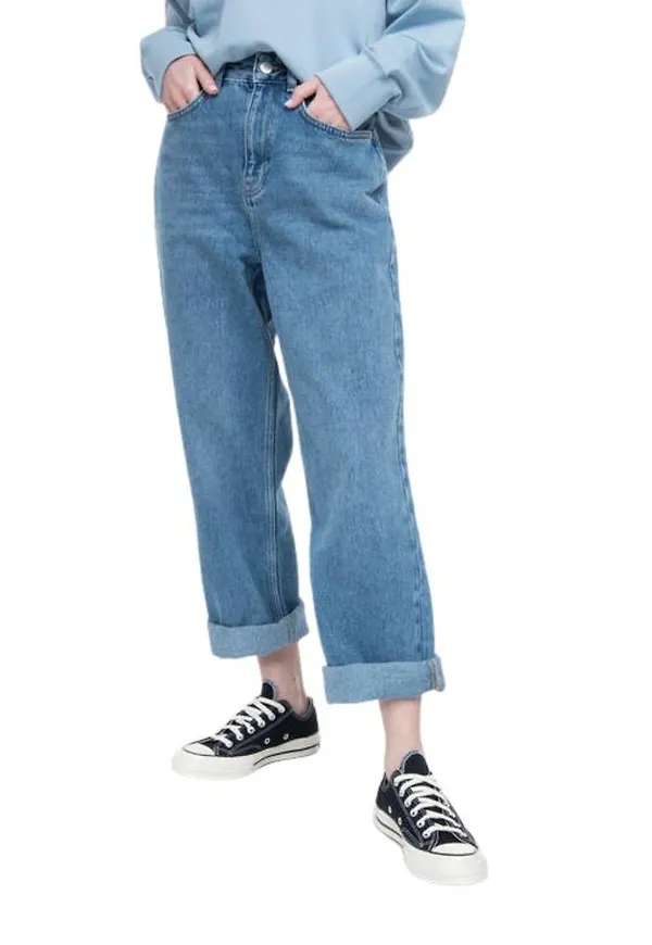 Wood Wood Jeans Blå, Dam
