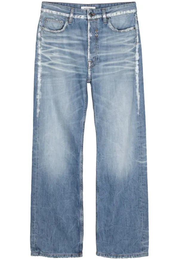 Wood Wood Paulo Pinnacle raka jeans - Blå