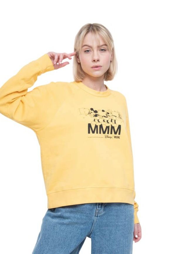Wood Wood Sweatshirt 12022407-2486 Gul, Dam