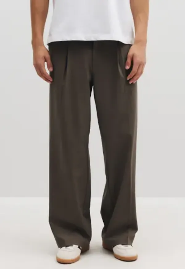 Woodbird Bin Guan Pants Slacks Brun
