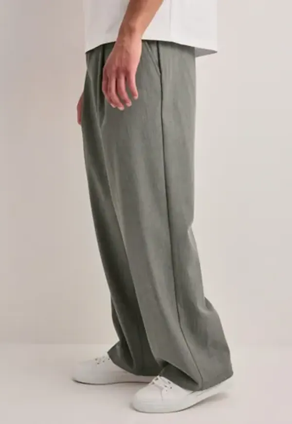 Woodbird Bin Guan Pants Slacks Grön