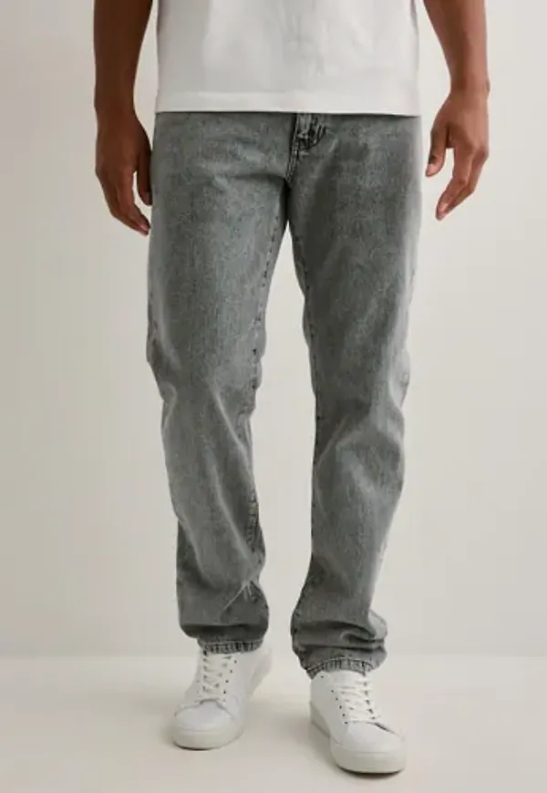 Woodbird Doc Ash Grey Jeans Straight jeans Grå