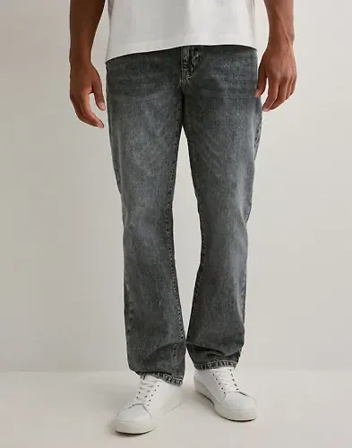 Woodbird Jay Thunder Jeans Straight jeans Grå