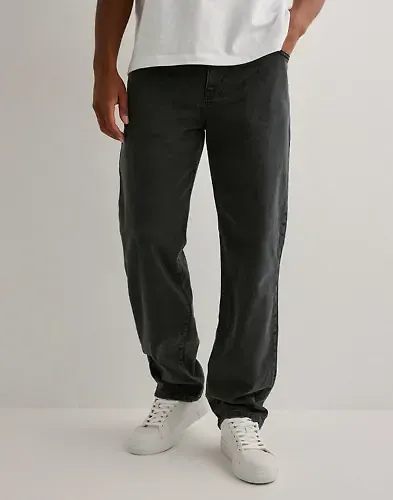 Woodbird Leroy Crow Jeans Loose fit jeans Svart