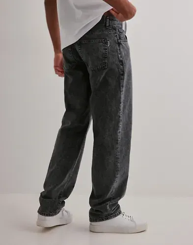 Woodbird Leroy Thun Black Jeans Loose fit jeans Grå