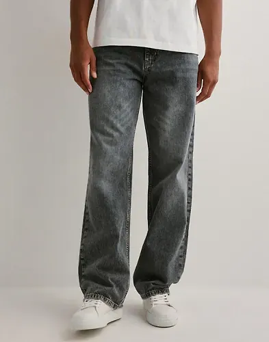 Woodbird Rami Shadow Jeans Straight jeans Grå