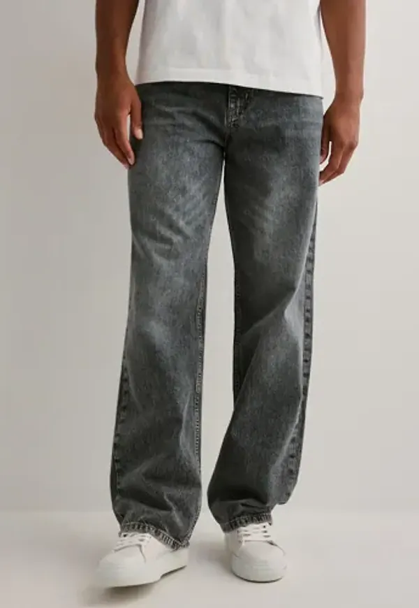 Woodbird Rami Shadow Jeans Straight jeans Grå