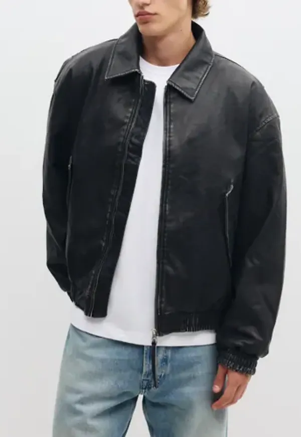 Woodbird Wbbao Washed Jacket Skinnjackor Svart