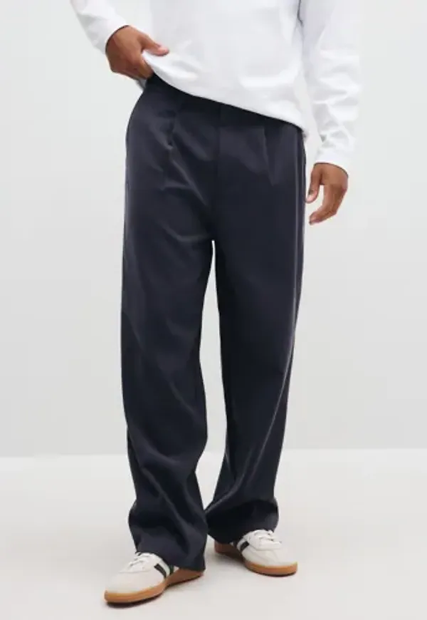 Woodbird Wbrick Nickle Pant Slacks Blå