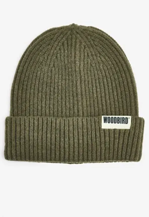 Woodbird Wbyeti Plated Beanie Mössor Grön