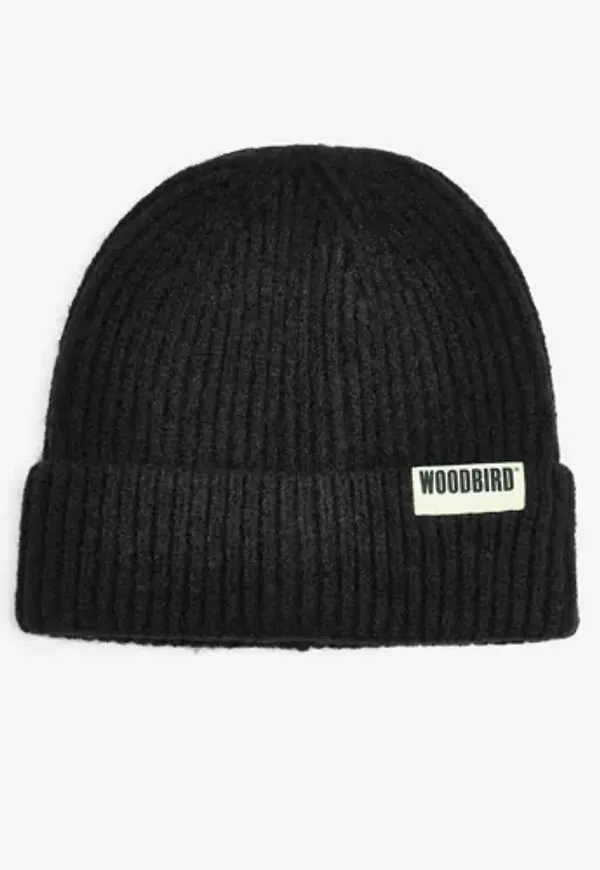 Woodbird Wbyeti Plated Beanie Mössor Svart