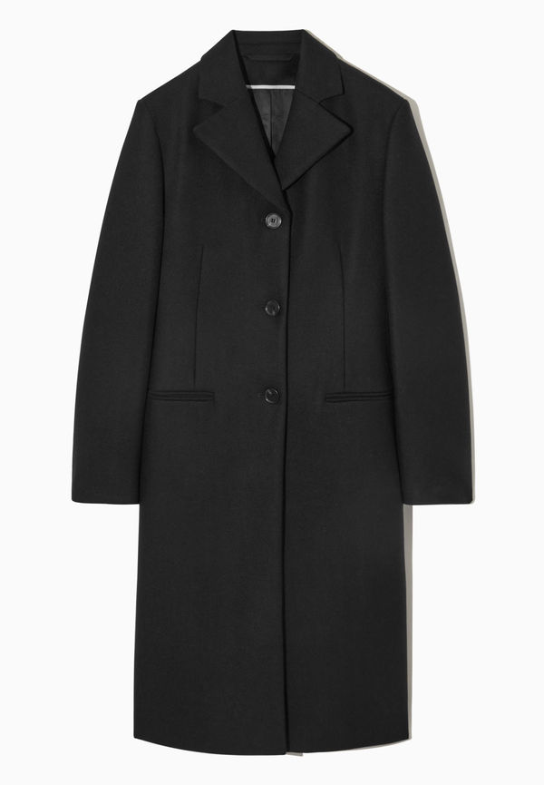 WOOL-BLEND WAISTED COAT