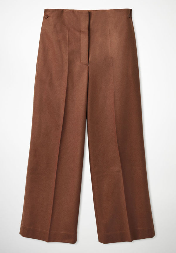 WOOL-CASHMERE TAILORED TROUSERS