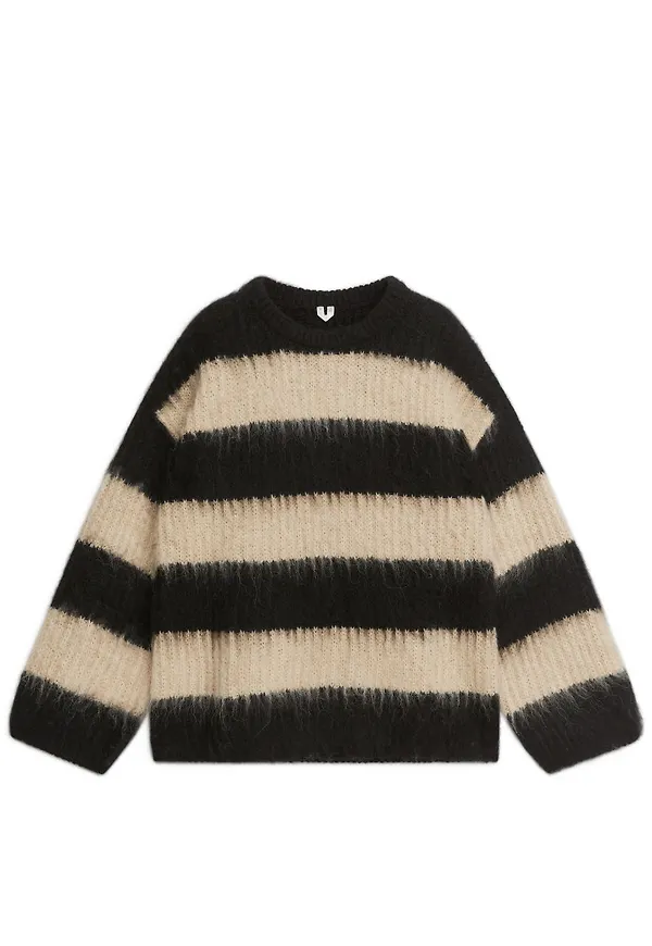 Wool Alpaca Jumper - Black