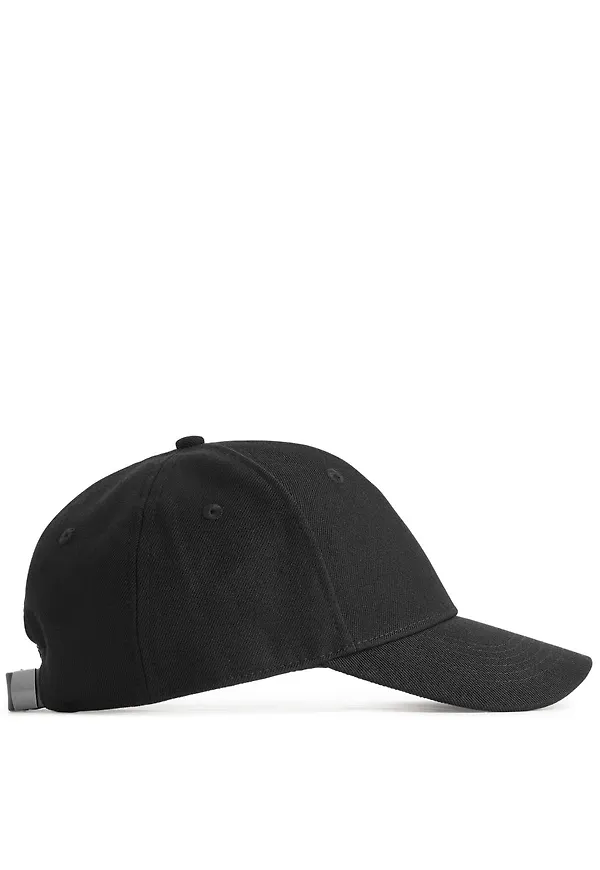 Wool Blend Cap - Black