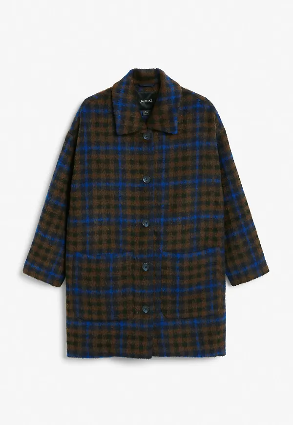 Wool blend coat - Brown