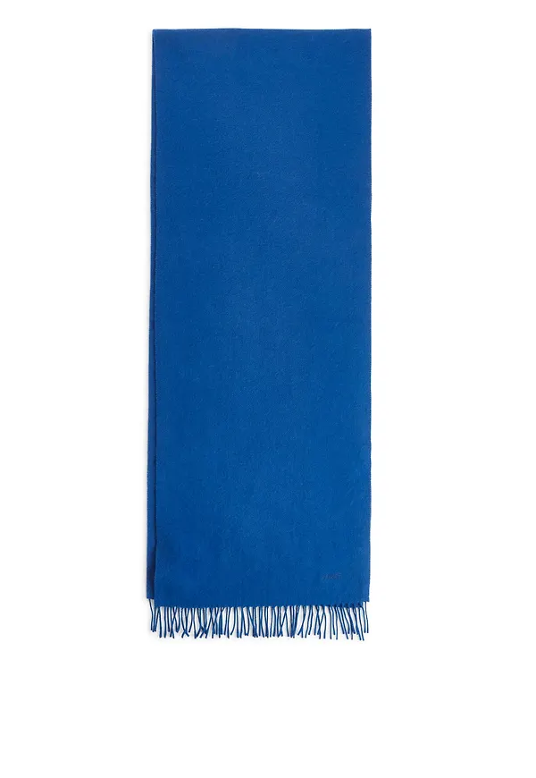 Wool Scarf - Blue