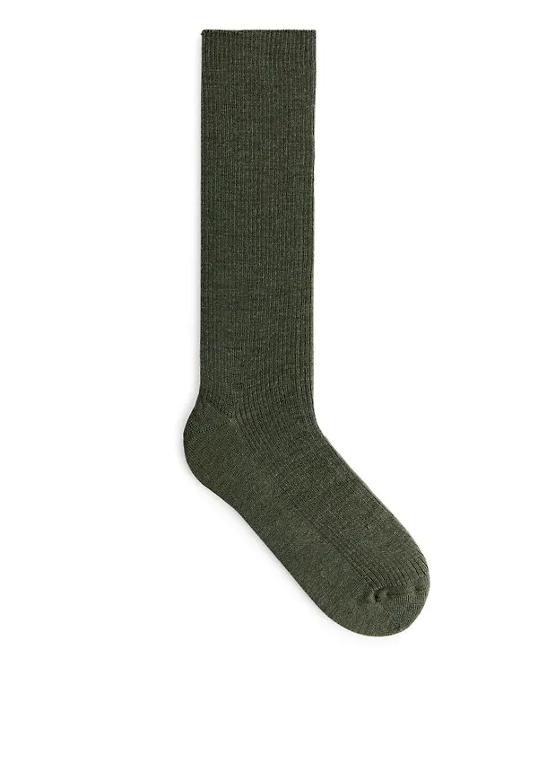 Wool Socks - Green